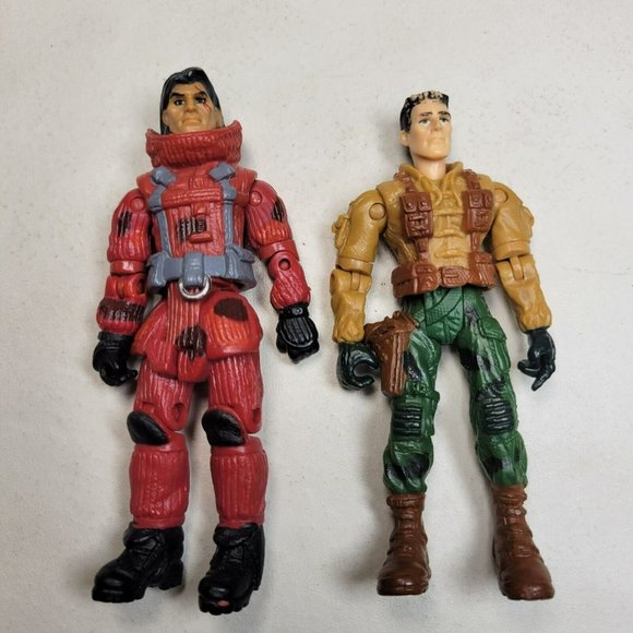 Lot of 2 Lanard The Corps 4" Commando Ranger Action Figures - Picture 1 of 9